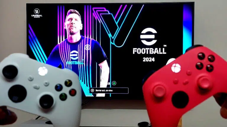 Cómo Jugar eFootball con Dos Controles Xbox Series S Xbox One PS4