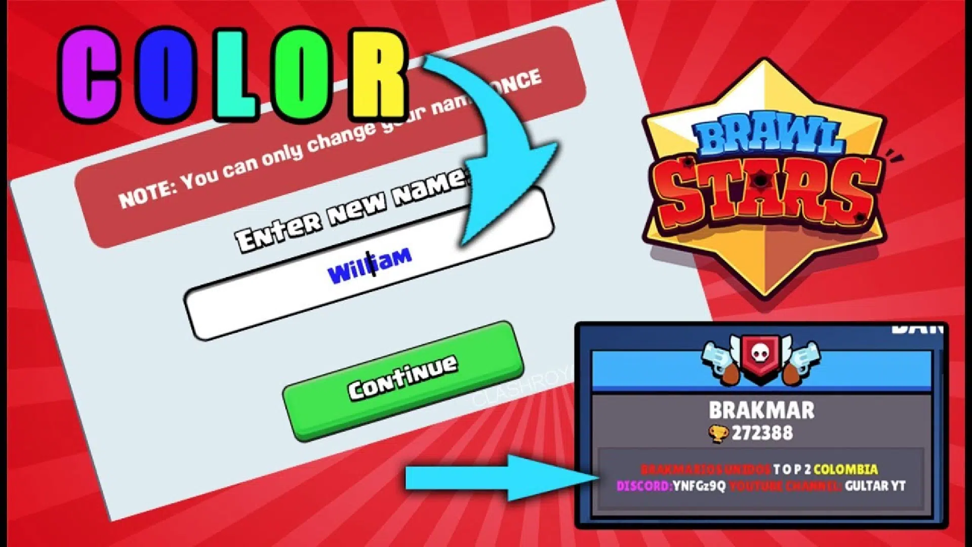 Cómo cambiar el color de tu nombre en Brawl Stars