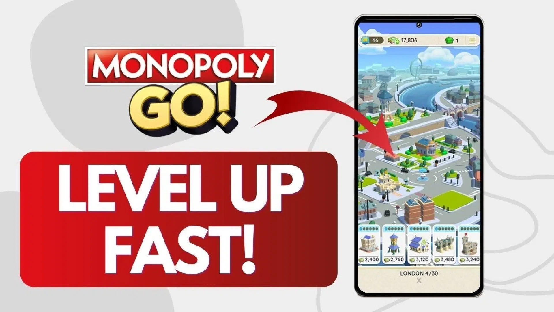 Cuántos niveles tiene Monopoly Go