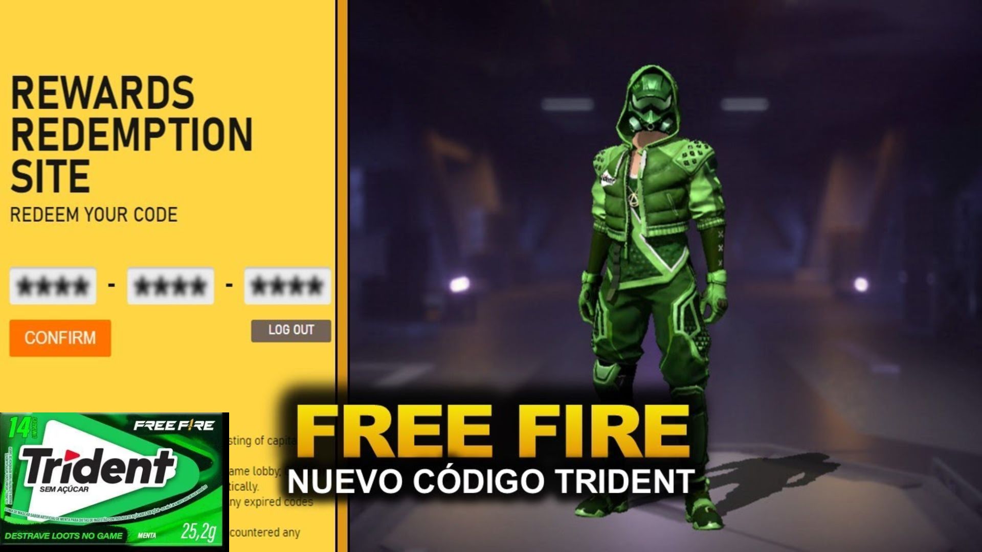 Nuevo Código de Skin Trident en Free Fire