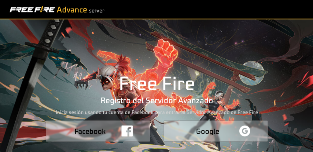 como entrar al servidor avanzado de Free Fire