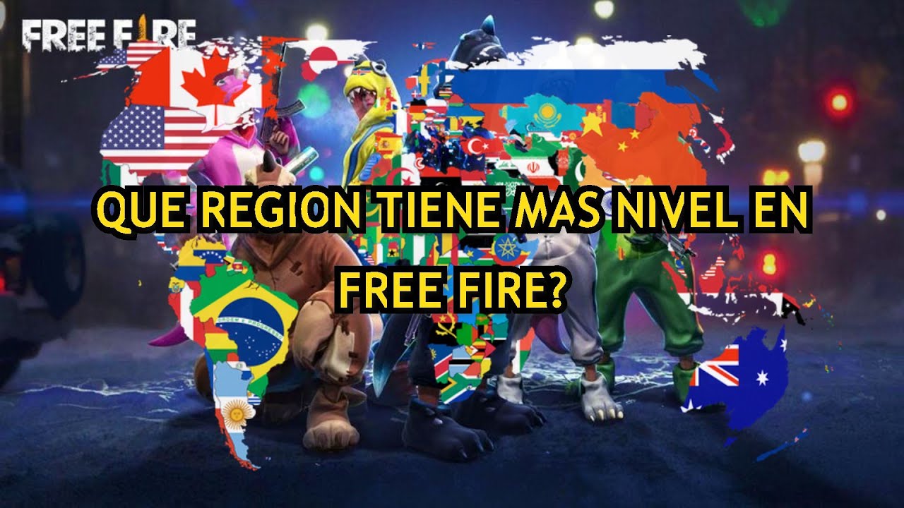 cuantas regiones hay en free fire